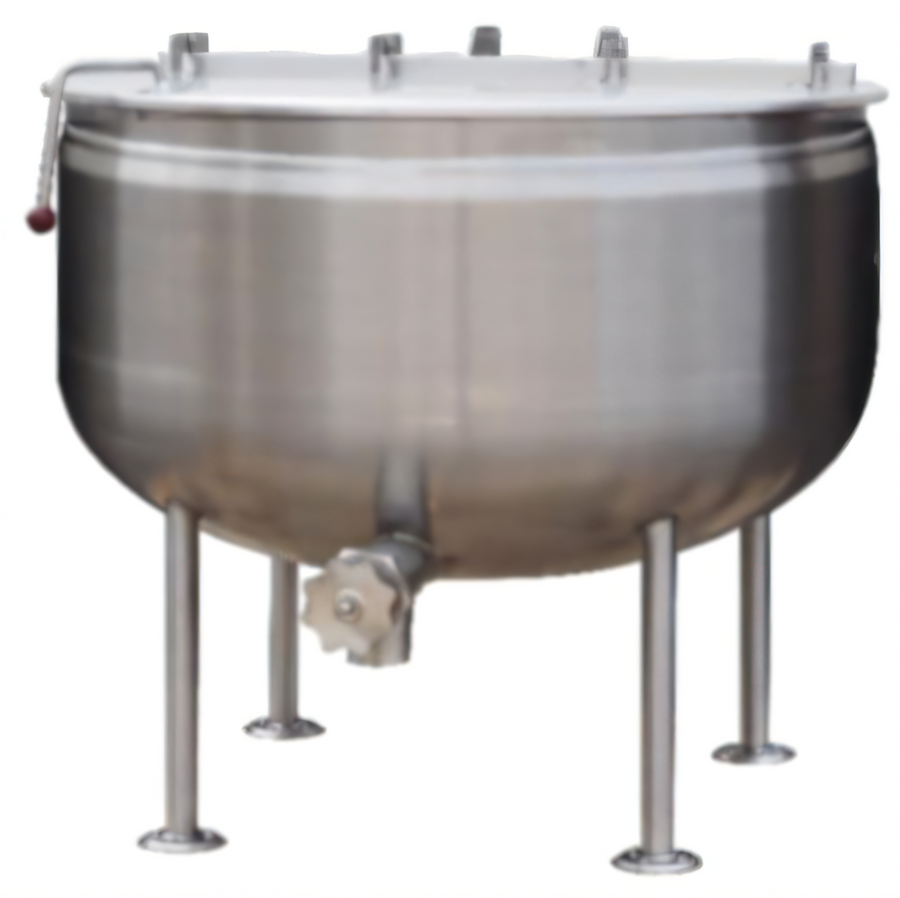 Product image #1 for Crown DL-80F 80 Gallon Direct Steam Full Jacketed Stationary Kettle