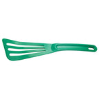 Thumbnail image #1 for Mercer Culinary Hell's Tools M35110GR Slotted Flexible Spatula, 12", Green, Nylon Handle Case of 12