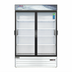 Thumbnail image #1 for Everest EMSGR48C Two-Section Glass Door Reach-In Chromatography Refrigerator, 50 Cu. Ft., Self-Contained Bottom Mount