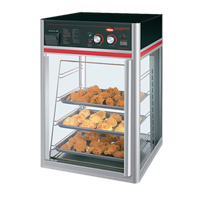 Hatco Flav-R-Savor Tall Countertop Hot Food Holding and Display Cabinet with 1 Door, 4-Tier Pan Rack Without Motor