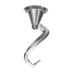 Thumbnail image #1 for Hobart Food Machines - Mixers EDDOUGH-ALU005 5 Qt Aluminum Spiral Dough Hook Mixer Attachment