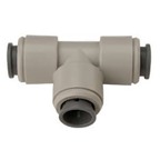 Thumbnail image #1 for Micro Matic USA PI0216S Gas Hose Equal Tee, 1/2 in OD