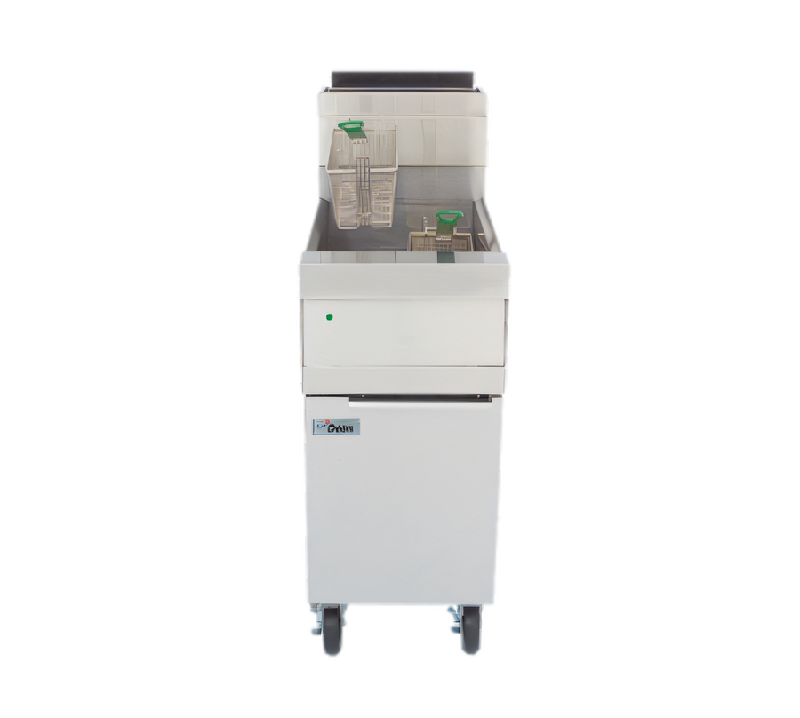 Product image #1 for Dean Decathlon D160G Performance Gas Tube-Type Floor Fryer, 75 lb Capacity