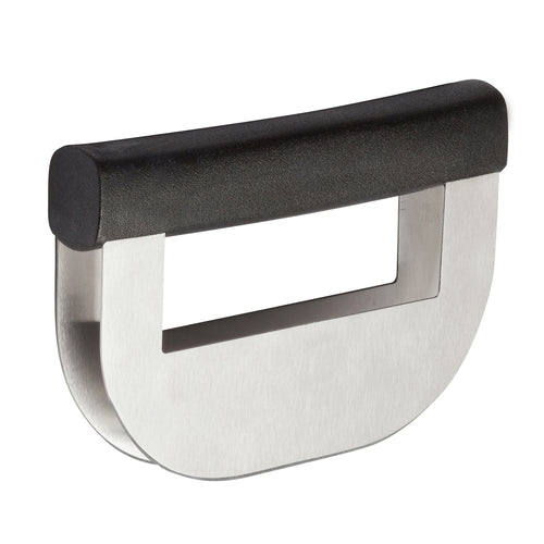Product image #1 for Winco Dual-Blade Chopping Knife with Black Polypropylene Handle, 6-9/10 Inch