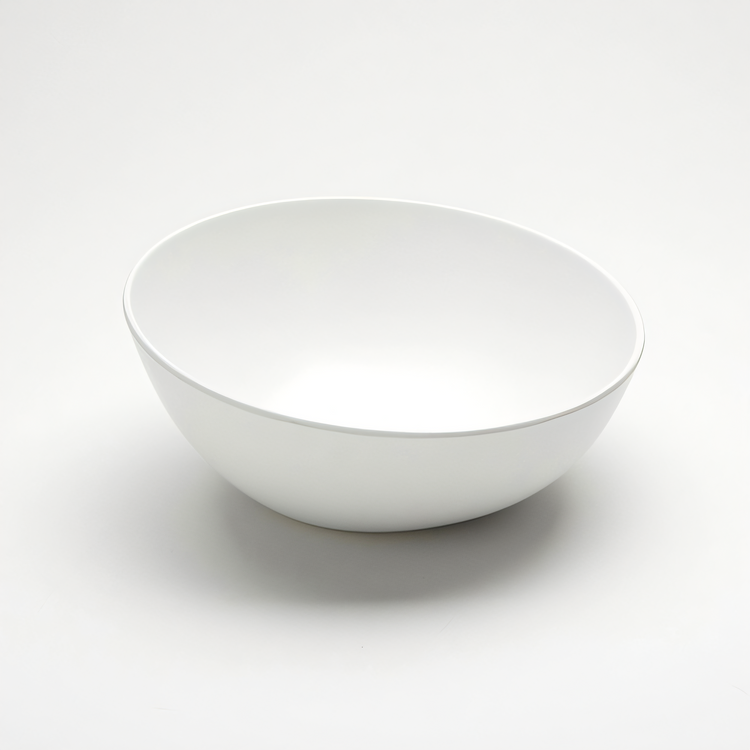 Product image #1 for American Metalcraft Lift 68 oz. Round Angled Melamine Bowl, White