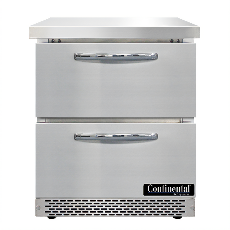 Product image #1 for Continental Refrigerator 27-Inch One-Section Worktop Freezer with 2 Drawers, Front Breather
