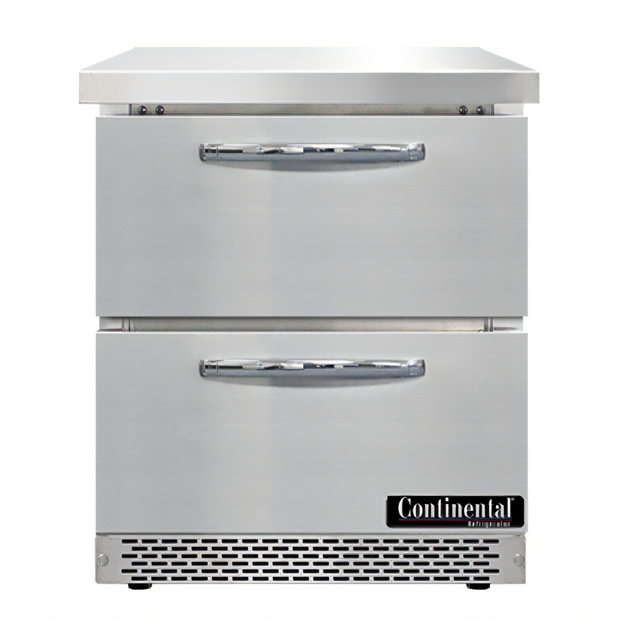 Product image #1 for Continental Refrigerator 27-Inch One-Section Worktop Freezer with 2 Drawers, Front Breather