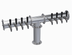 Thumbnail image #1 for Krowne 8-Faucet Single-Column Pipe T-Head Beer Tower, Air Cooled, Brushed Stainless Steel, 37-3/4-Inch Countertop Mount