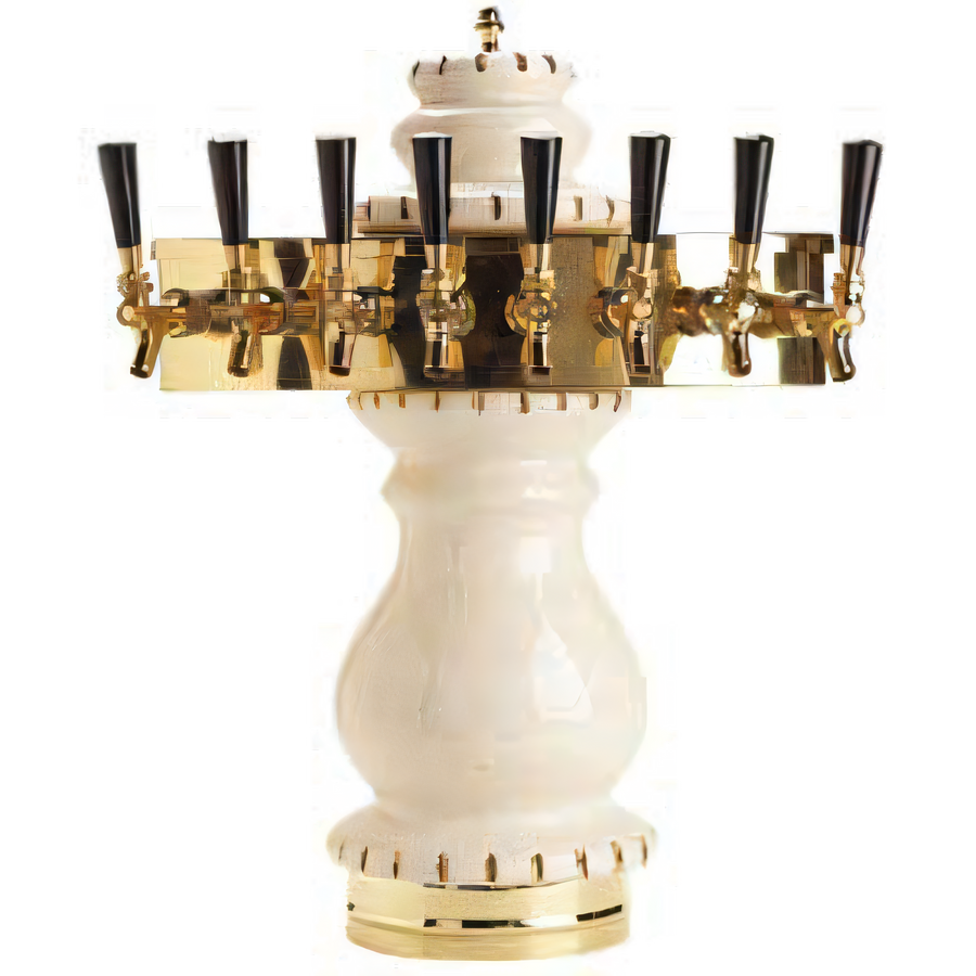 Product image #1 for Micro Matic Braumeister Countertop Air-Cooled Draft Beer Tower with 8 Faucets