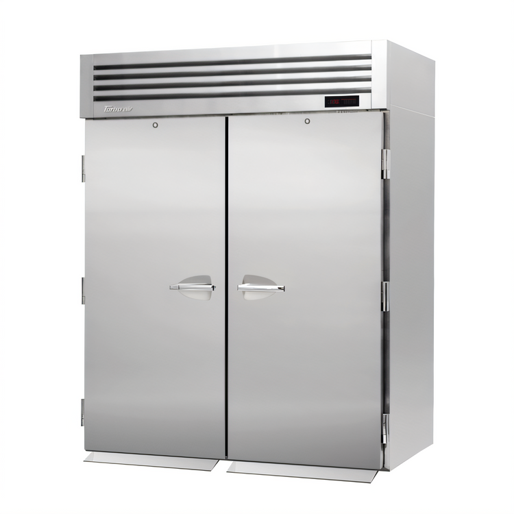 Product image #1 for Turbo Air PRO Series PRO-50H-RT Roll-Through Two-Section Solid Door Heated Cabinet