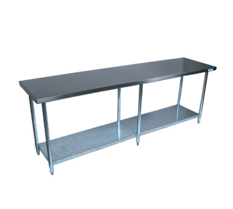 Product image #1 for BK Resources VTT-1884 84 Inch x 18 Inch Stainless Steel Work Table with Galvanized Undershelf