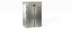Thumbnail image #1 for Delfield DSLFPT2-SH Two-Section Pass-Thru Freezer, 48.33 Cu. Ft., Top-Mounted Self-Contained, Stainless Steel, Solid Half-Height Doors