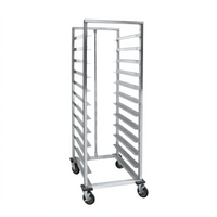 Cres Cor Full-Height Mobile Utility Tray Rack for 15 x 20 Inch Pans, 24 Capacity