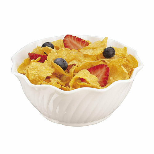 Product image #1 for Cambro SRB13CW148 Swirl Bowl Plastic & Melamine Bowls Case of 24