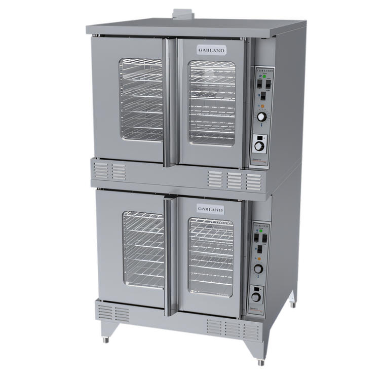 Product image #1 for Garland Master Series Double-Deck Standard Depth Natural Gas Convection Oven, 6-Pan Capacity Per Compartment