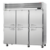 Thumbnail image #1 for Turbo Air PRO Series Three-Section Reach-In Refrigerator, 74.78 Cu. Ft., 6 Solid Half Doors