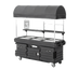 Thumbnail image #1 for Cambro CamKiosk 6-Pan-Well Mobile Food Cart with Canopy