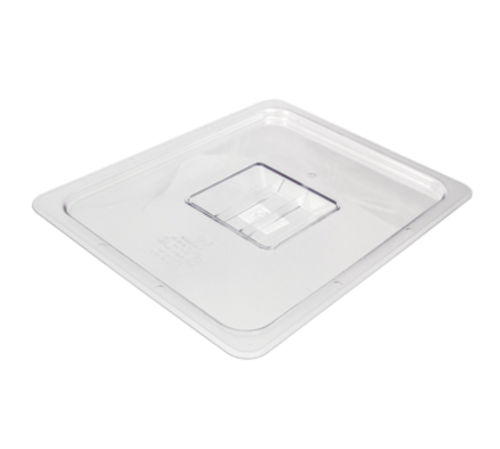 Product image #1 for 1/2 Size Flat Solid Clear Polycarbonate Food Pan Cover