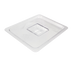 Thumbnail image #1 for 1/2 Size Flat Solid Clear Polycarbonate Food Pan Cover