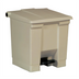 Thumbnail image #1 for Rubbermaid Commercial Step-On 8 Gallon Beige Bathroom Trash Can with Hands-Free Pedal