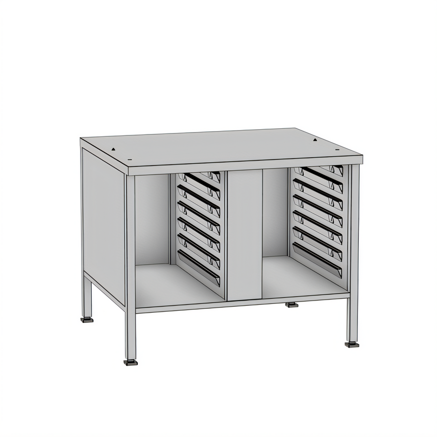 Product image #1 for RATIONAL Stand III Stainless Steel Stationary Oven Stand for iCombi 6- and 10-Half Size Classic/Pro