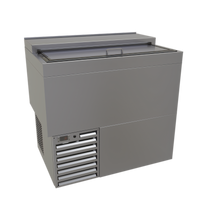 Glastender 36-Inch Underbar Glass Froster with Top Sliding Door, Stainless Steel