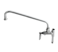 T&S Brass Add-On Faucet for Pre-Rinse Units with 12-Inch Swing Nozzle, 3/8-Inch NPT
