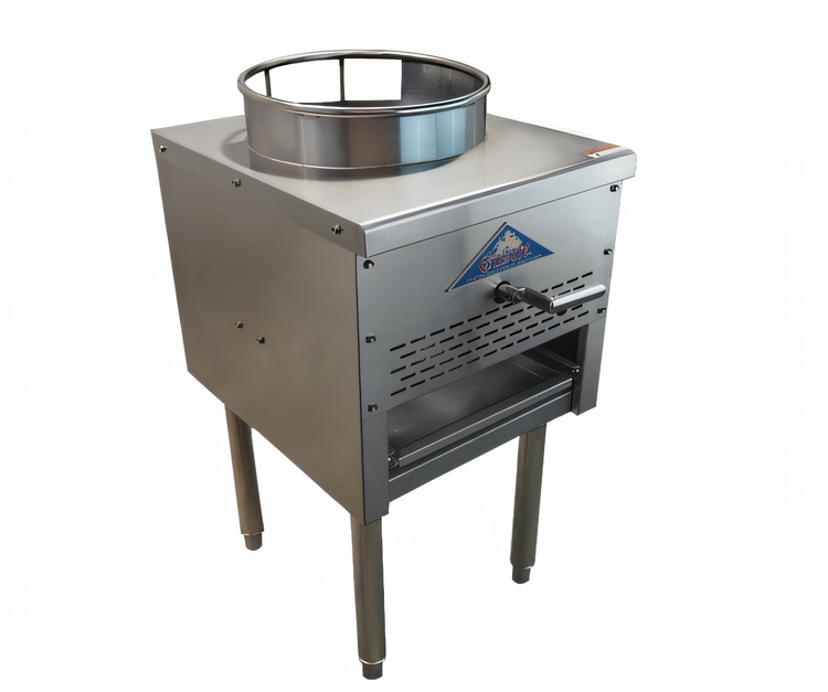 Product image #1 for Comstock-Castle 18-Inch Single Burner Gas Wok Range with 13-Inch Wok Ring, 95,000 BTU