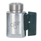 Thumbnail image #1 for Micro Matic USA 7419-1 Beer Switch Shutoff Valve, Straight, Stainless Steel