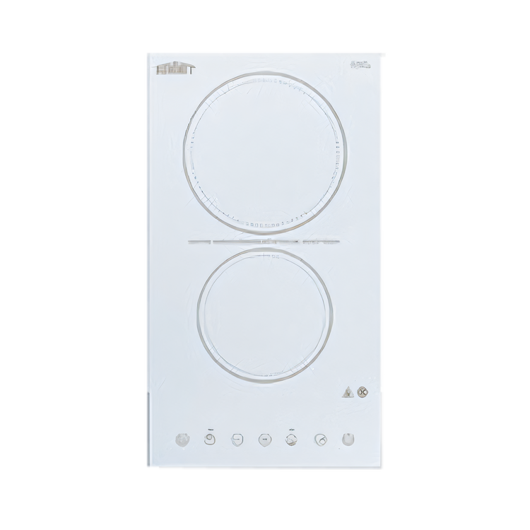 Product image #1 for Summit Commercial 2-Burner Built-In Radiant Electric Cooktop, White Ceramic Glass, 230V