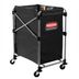 Thumbnail image #1 for Executive Collapsible Basket X-Cart Laundry Cart with Detachable Vinyl Bag, 4 Bushel, 220 lb. Capacity