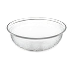 Thumbnail image #1 for CFS Brands SB6807 Clear Acrylic Salad Bowl, 1.4 qt., 8 in. Round, Pebbled Exterior Case of 4