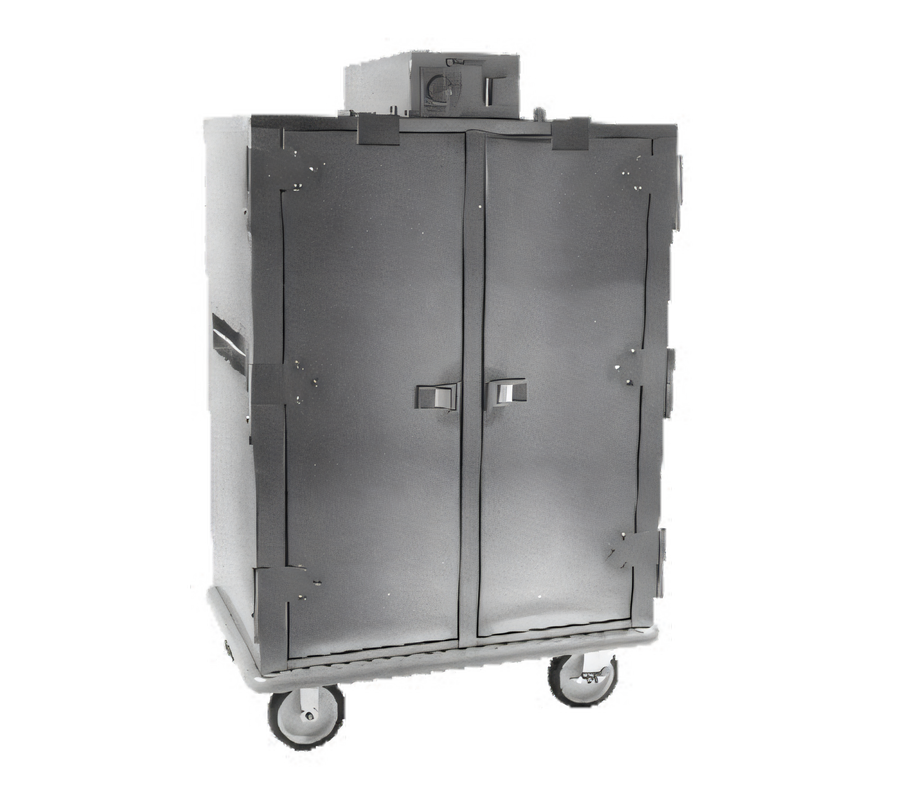 Product image #1 for Carter-Hoffmann PH1470 Mobile Heated Correctional Meal Delivery Cart with Insulated Stainless Steel Cabinet