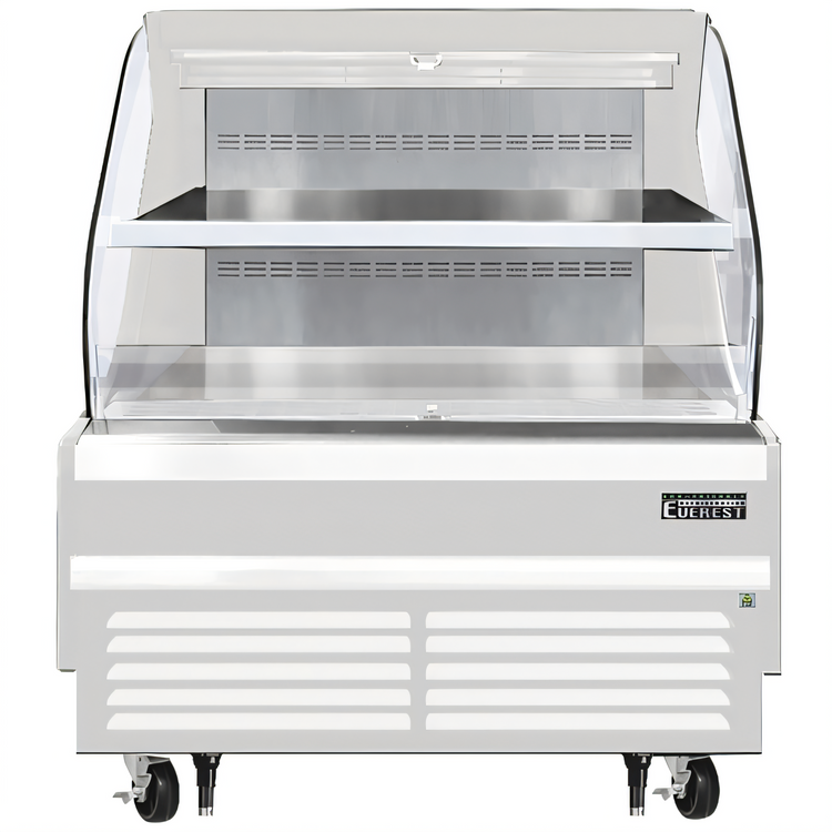 Product image #1 for Everest Refrigeration 48-Inch Horizontal Open Display Merchandiser, 9.7 Cu. Ft., White Exterior