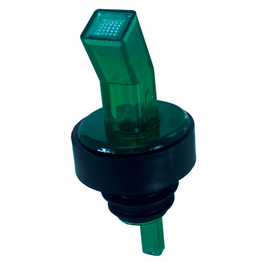 Product image #1 for Ban-M Screened Liquor Pourer with Collar, Green Spout