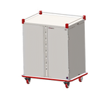Thumbnail image #1 for Carter-Hoffmann (Middleby) PTDST10 Stainless Steel Patient Tray Cart, 10-Tray Capacity, Ultra-Quiet, Adjustable Tray Slides