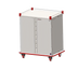 Thumbnail image #1 for Carter-Hoffmann Performance Series Stainless Steel Patient Tray Cart, 10-Tray Capacity