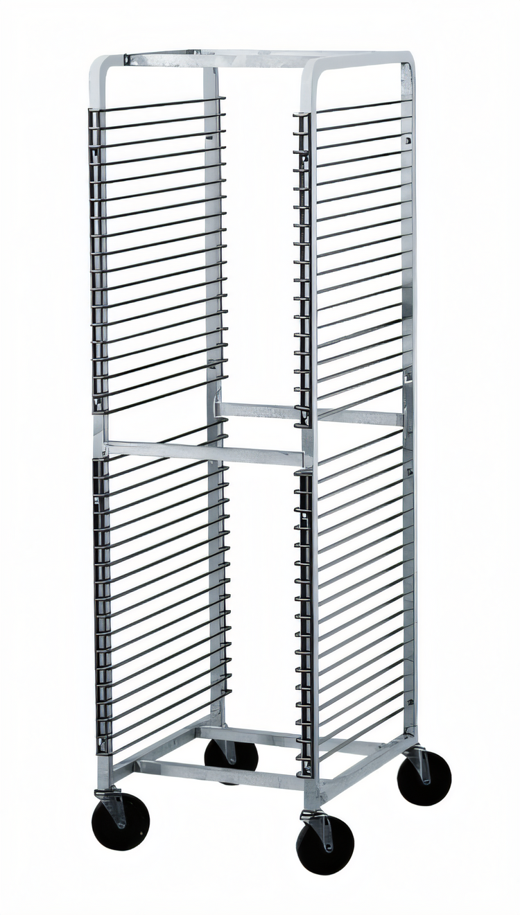 Product image #1 for Advance Tabco Front Load Aluminum Wire Pan Rack with 36-Pan Capacity and 5-Inch Casters