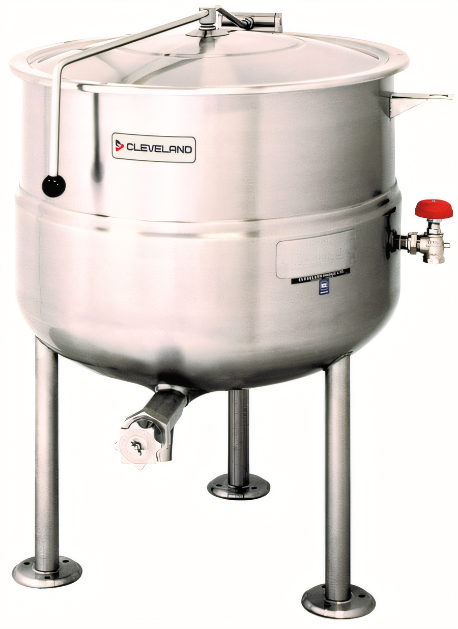 Product image #1 for 60-Gallon Direct Steam Kettle with 2/3 Steam Jacket and Tri-Leg Base