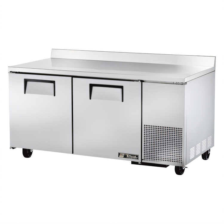 Product image #1 for True TWT-67F-HC Deep Worktop Freezer, 2-Section, Solid Door, 67-1/4 Inch Wide