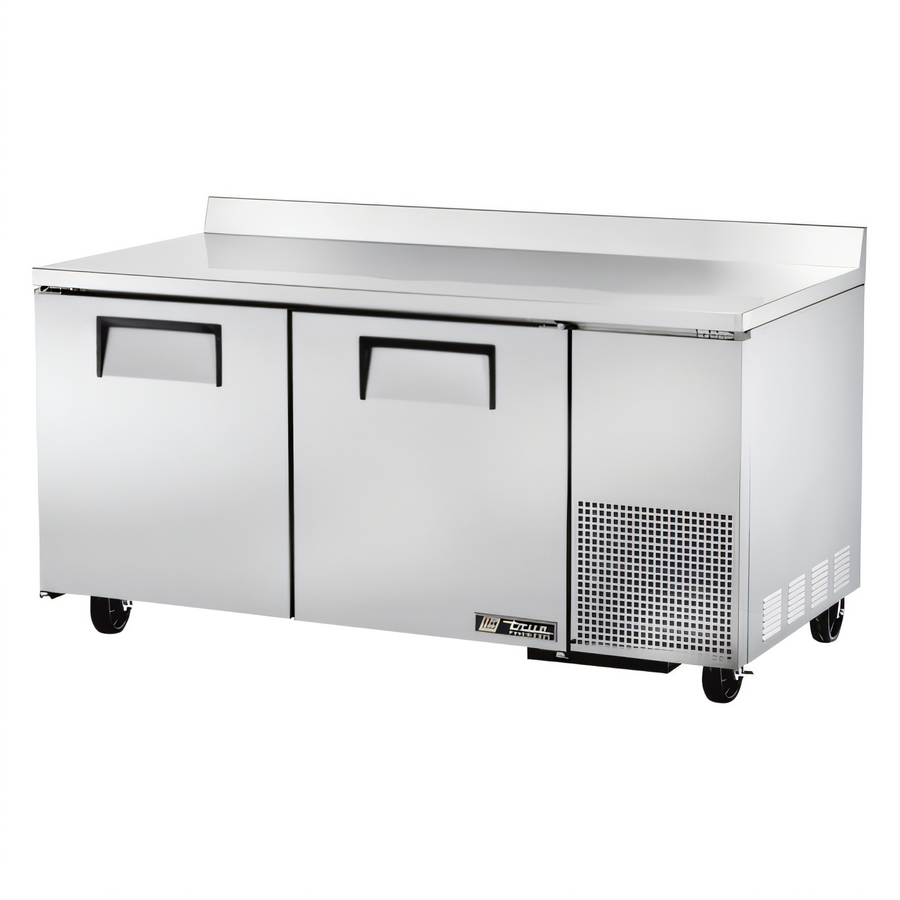Product image #1 for True TWT-67F-HC Deep Worktop Freezer, 2-Section, Solid Door, 67-1/4 Inch Wide
