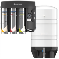 Everpure EZ-RO 200/16G Non-Electric Reverse Osmosis Water Filtration System with 16-Gallon Tank