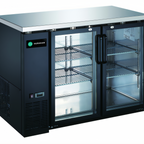 Thumbnail image #1 for Hurakan 48-Inch Narrow Back Bar Refrigerator with 2 Glass Doors