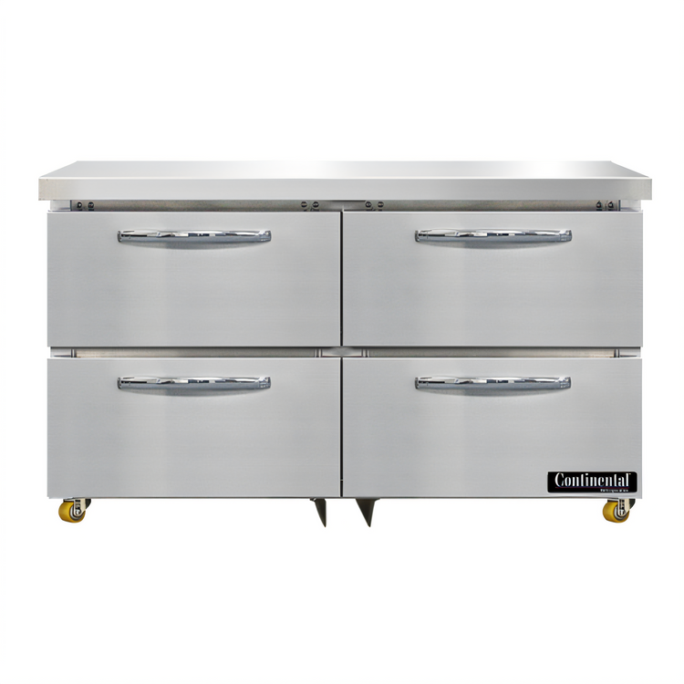Product image #1 for Continental Refrigerator SWF48N-U-D 48" Two-Section Four-Drawer Undercounter Freezer with Hydrocarbon Refrigerant