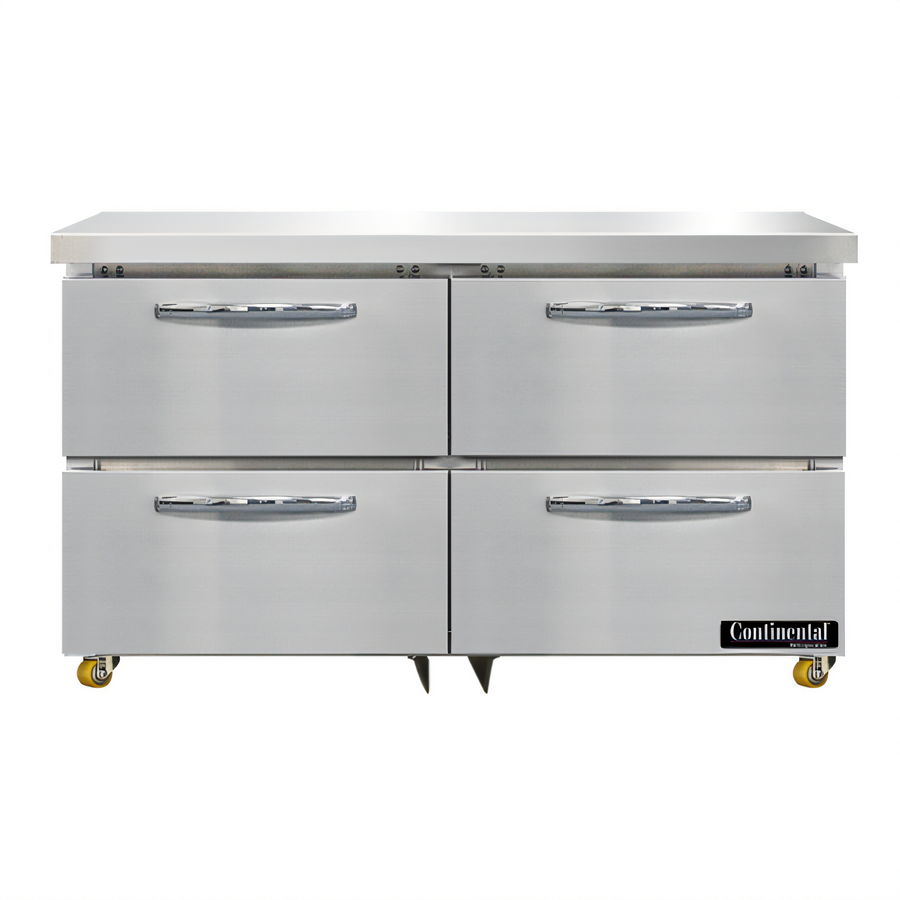 Product image #1 for Continental Refrigerator SWF48N-U-D 48" Two-Section Four-Drawer Undercounter Freezer with Hydrocarbon Refrigerant