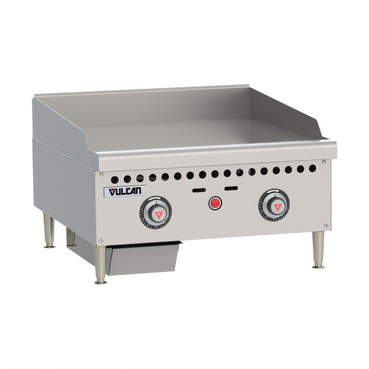 Product image #1 for Vulcan 24-Inch Low-Profile Countertop Gas Griddle with 1-Inch Polished Steel Plate