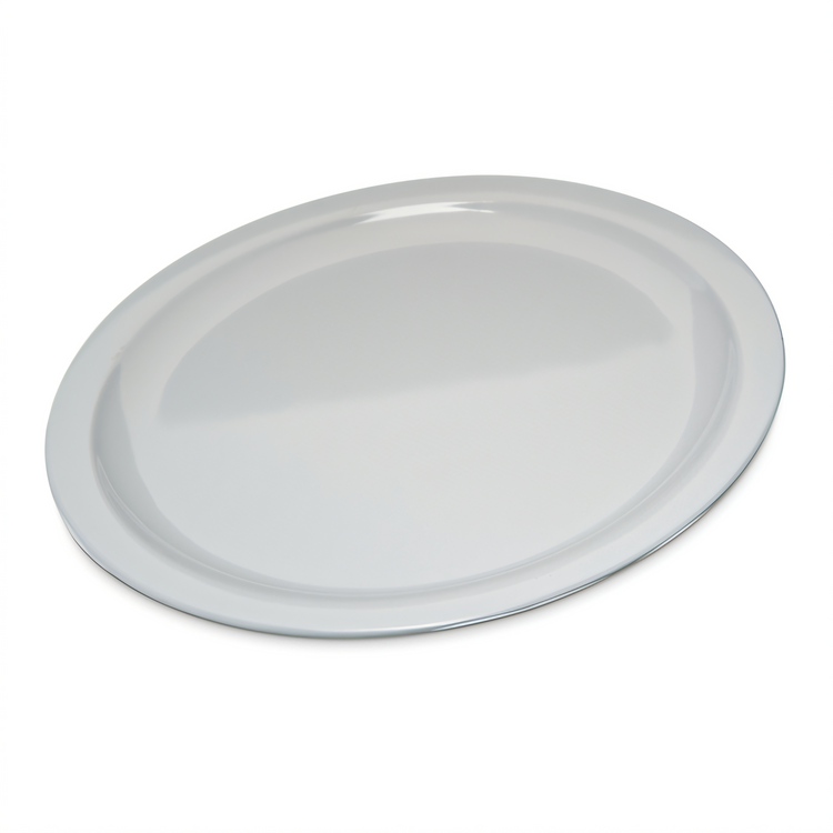 Product image #1 for Carlisle Kingline 10-Inch White Round Melamine Narrow Rim Dinner Plate