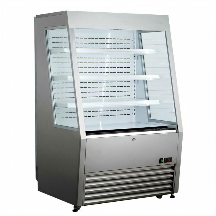 Product image #1 for Omcan 36-Inch Open Refrigerated Grab-and-Go Display Case, 13.77 Cu. Ft., Self-Contained