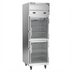 Thumbnail image #1 for Beverage-Air Cross Temp 2-Section Convertible Reach-In Refrigerator/Freezer with Glass Doors