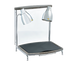 Thumbnail image #1 for Vollrath Contoured Countertop Carving Station with Dual 250W Heat Lamps and Tempered Glass Breath Guard, 24-1/2